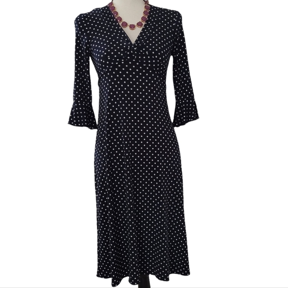 Vintage Jessica Howard Dresses & Skirts - Polka dot dress Jessica Howard Vintage Navy Blue